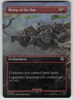 Rising of the Day (Borderless) Foil The Lord of the Rings 427 MTG NM - Image 1
