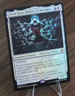 MTG Elesh Norn, Mother of Machines Phyrexia: All Will Be One Foil - Image 1