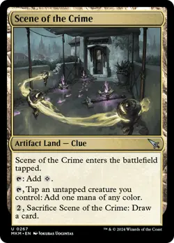 MTG Scene of the Crime [Murders at Karlov Manor] Foil Near Mint Magic - Image 1