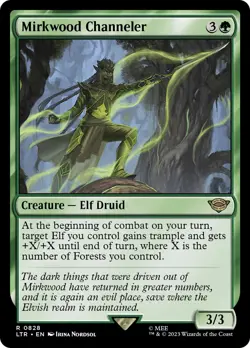 MTG Mirkwood Channeler [The Lord of the Rings: Tales of Middle-Earth] Near Mint - Image 1