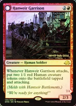 MTG Hanweir Garrison - Foil - Prerelease Promo, Prerelease & Release Promos, Hea - Image 1