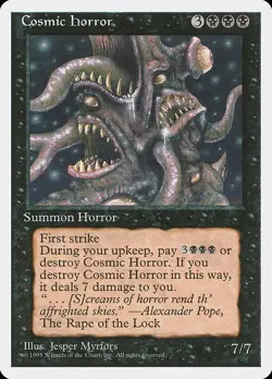 Cosmic Horror 1x MtG 4th Edition SP/NM - Image 1