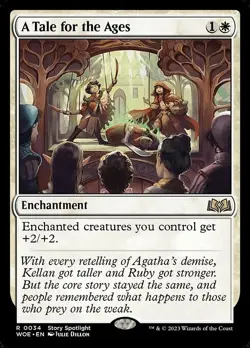 A Tale for the Ages WOE 34 Rare MTG - Image 1