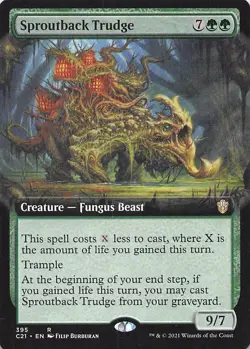 Sproutback Trudge (Extended Art) Commander 2021 Regular - Image 1