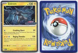 Pokemon ZEKROM (PARADOX RIFT STAMPED) 066/182 Holo MCAP HOLO NM - Image 3