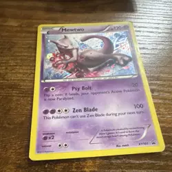Pokemon TCG Mewtwo XY101 Promo Holo XY Basic Psychic 120HP Zen Blade - Image 1