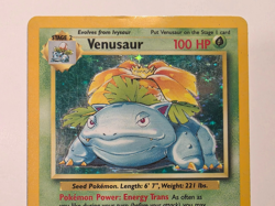 1999 Pokemon Base Set Venusaur Holo #15/102 – Unlimited – Vintage WOTC HP - Image 3