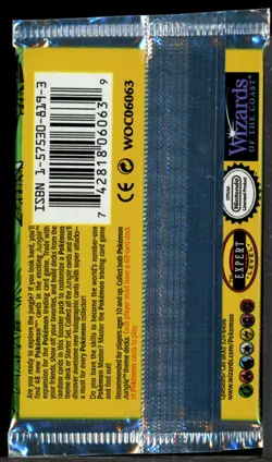 Pokemon TCG WOTC 1st Edition Jungle Booster Pack HEAVY 21.20g Scyther ART - Image 2