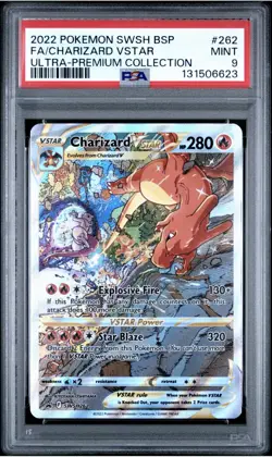 Pokemon Charizard VSTAR Ultra-Premium Collection PSA 9 Sword & Shield 2022 - Image 1