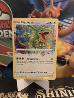 Pokemon TCG Rayquaza Vivid Voltage Holo Rare Card 138/185 NM/M Condition - Image 1
