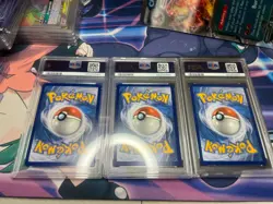 2020 Pokemon SWSH Charizard Rev Foil #025 PSA 9 X3 Vivid Voltage Sequential 9s - Image 2