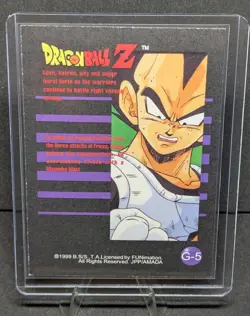 Dragon Ball Z DBZ Card G-5 Gohan GOLD FOIL JPP/Amada Funimation TCG MP - Image 2