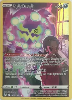 Pokemon TCG - Holofoil Spiritomb Ultra Rare TG09/TG30 NM SWSH11: TG - Image 1