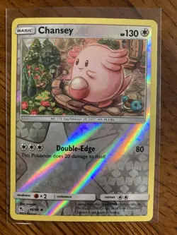 Chansey 46/68 Reverse Holo - Hidden Fates - Pokemon - NM - Image 2