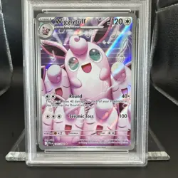 2025 Pokemon Phantasmal Flames Wigglytuff #105 IR EN Graded PSA 9 - Image 3