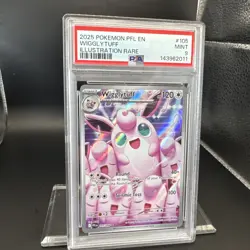 2025 Pokemon Phantasmal Flames Wigglytuff #105 IR EN Graded PSA 9 - Image 4
