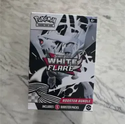 Pokemon Scarlet & Violet White Flare Booster Bundle Box Reshiram Keldeo Emboar - Image 1
