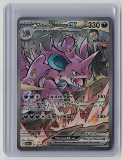 Team Rocket's Nidoking ex 233/182 Pokemon Destined Rivals NM - Image 1