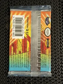 Pokemon Gym Heroes Unlimited Booster Set Pack Brock Artwork - Unweighed - Image 2