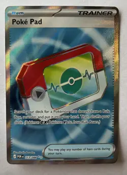 Poke Pad 113/088 Ultra Rare Full Art Perfect Order Pokemon Near Mint - Image 1
