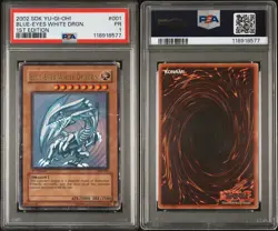 Blue Eyes White Dragon SDK-001 1st Edition Ultra Rare Yugioh PSA 1 *689 - Image 3