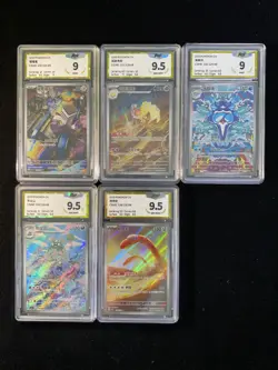 2025 Pokemon TCG S-CHN CSV4C 135/129 132/129 AR Varoom Holo Lot*5 PGS 9.5 LU57 - Image 1