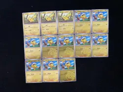 2023 Pokemon TCG S-Chinese Gem Pack Captain Pikachu Master Ball Holo Lot*13 ER08 - Image 2