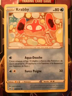 Cartes Pokemon - krabby 042/202- Epee et Bouclier - EB01 NEUVES - Image 1