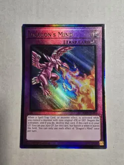 RA05-EN082 Dragon's Mind Ultimate Rare 1st Ed YuGiOh - Image 1