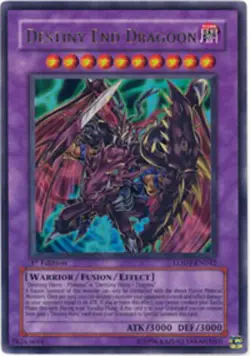 Yugioh! LP Destiny End Dragoon - LODT-EN042 - Ultra Rare - 1st Edition Lightly P - Image 1