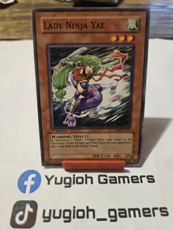 Yu-Gi-Oh Lady Ninja Yae SD8 1st Edition Common Light Played - Image 1