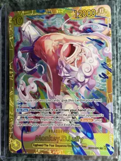 Monkey D. Luffy SEC EB04-061 One Piece Adventure on Kami’s Island OP15-EB04 NM - Image 5