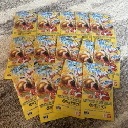 One Piece OP15 EB04 Adventure on Kami's Island Sleeved Booster Packs (Lot Of 14) - Image 1