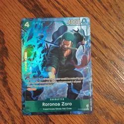 Namco One Piece CCG Roronoa Zoro PRB02-006 Premium Booster Rare Foil Alt Art 40… - Image 1