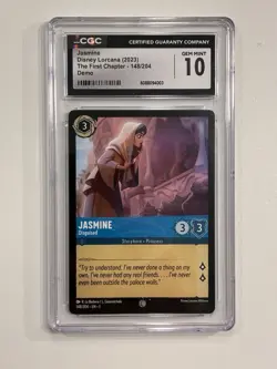 Disney Lorcana Demo Card - Jasmine Disguised 148/204 CCG 10 Pop 6 (2023) - Image 1