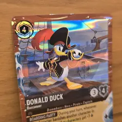 Disney Lorcana TCG Azurite Sea Donald Duck Buccaneer 15 / P3 Cruise Holo Promo - Image 3