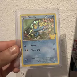 Froakie 22/25 McDonald's 25th Anniversary Holo Promo Pokemon Card - Image 1