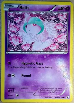 Ralts - RC8/RC25 - Common - Legendary Treasures - Pokemon Card - MP - Image 1