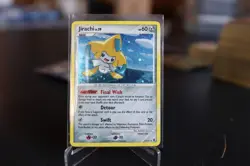 Pokemon Card Jirachi 7/111 Rising Rivals Holo LP - Image 1
