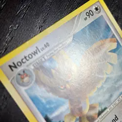 Noctowl 34/130 Pokemon Diamond & Pearl Regular Rare Card MP - Image 3