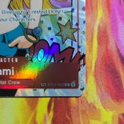 Bandai One Piece Card Game Nami ST01-007 Character Special Foil 1000 1c - Image 4