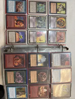 Magic The Gathering Lot HUGE FOLDER,.. 20 Pages,.. More than one card per slot!! - Image 2