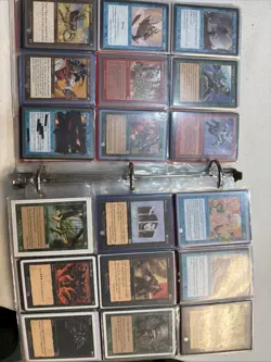 Magic The Gathering Lot HUGE FOLDER,.. 20 Pages,.. More than one card per slot!! - Image 3