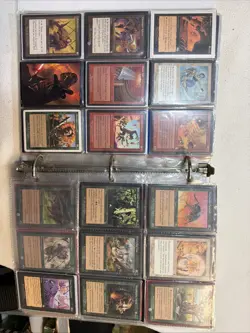 Magic The Gathering Lot HUGE FOLDER,.. 20 Pages,.. More than one card per slot!! - Image 4