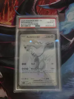 Pokemon TCG Reshiram ex White Flare English Holo Card 173/086 Ultra Rare PSA 10 - Image 1