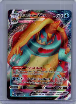 Drednaw VMAX 015/073 - Pokemon TCG Champions Path Sword & Shield Rare Card NM - Image 1