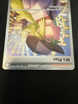 Rare N's Plan Black Bolt Trainer SIR Pokemon Trading Card Special Illustration - Image 5