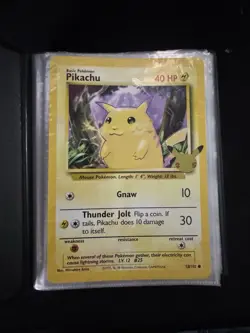 Pokemon 25th Anniversary First Partner Collector's Binder w/ jumbo Pikachu card 820650809606 - Image 2