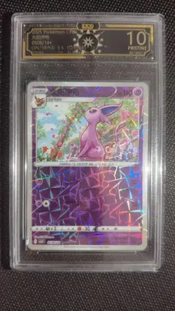 CHN Pokemon OCD 10 Pristine: Mewtwo ex, Sylveon, Espeon, Eevee (9-Card Lot) GL15 - Image 5