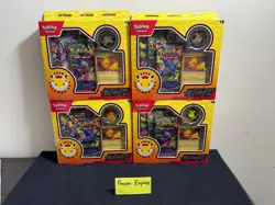 - LOT OF 4 - Pokemon TCG Day 2026 Collection Box Pikachu Promo Card - NEW SEALED - Image 1